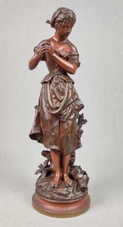 weibliche Bronzeskulptur - Anfrie, Charles - photo 1