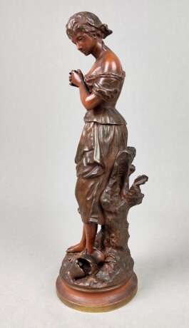 weibliche Bronzeskulptur - Anfrie, Charles - photo 2