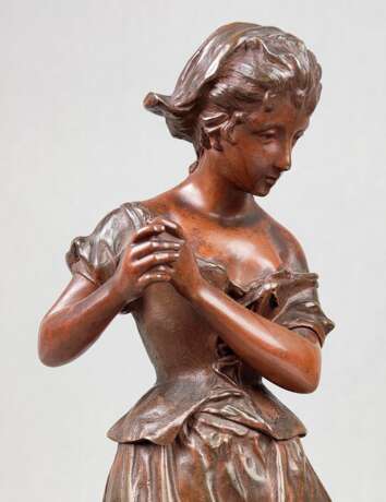 weibliche Bronzeskulptur - Anfrie, Charles - photo 4