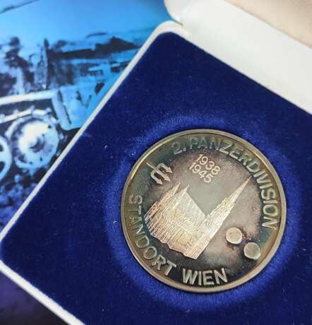 Silber Medaille 2. Panzerdivision u.a. - Foto 2