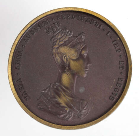Krönungs Medaille Böhmen zu Prag 1836 - Foto 1