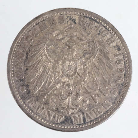 5 Mark Wilhelm II von Württemberg 1898 F - фото 2