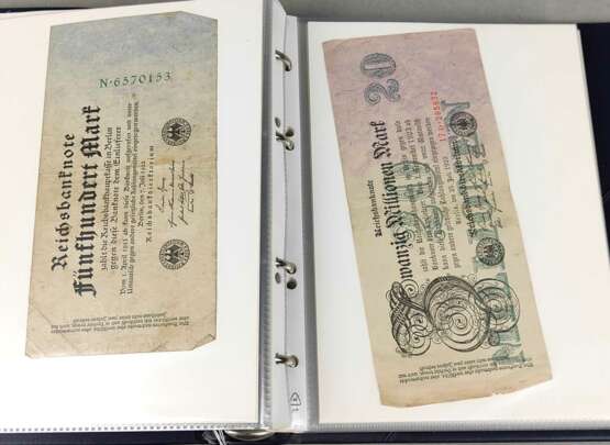 Album Reichsbanknoten u.a. - photo 1