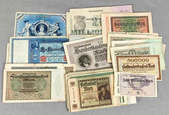 Sammlung 150 Banknoten DR 1908/23 - photo 1