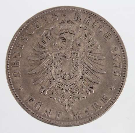 5 Mark Friedrich von Baden 1875 G - фото 2