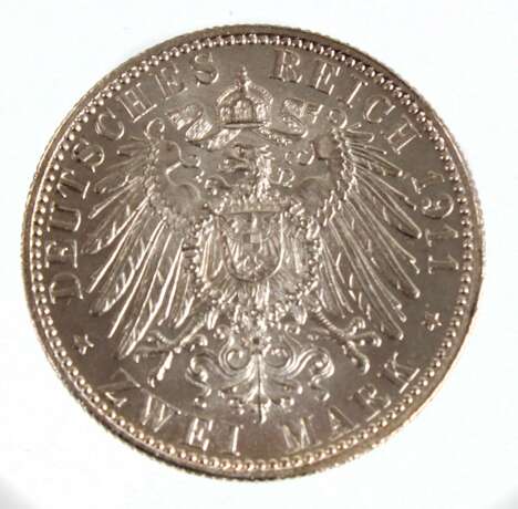 2 Mark Luitpold Prinzregent von Bayern 1911 D - Foto 2