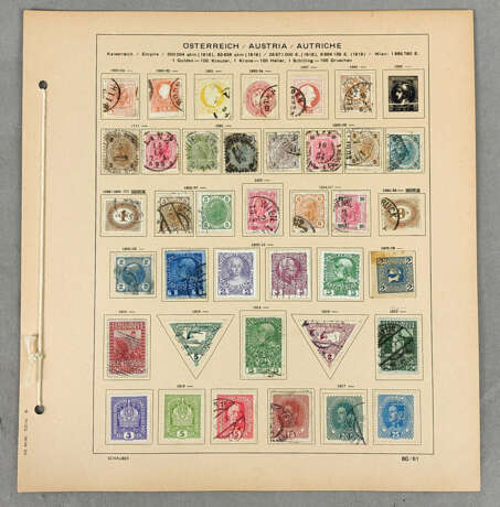 Briefmarken Österreich 1850/1934 - photo 1