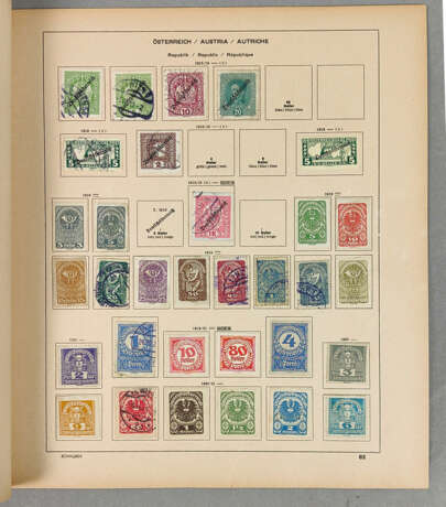 Briefmarken Österreich 1850/1934 - фото 2