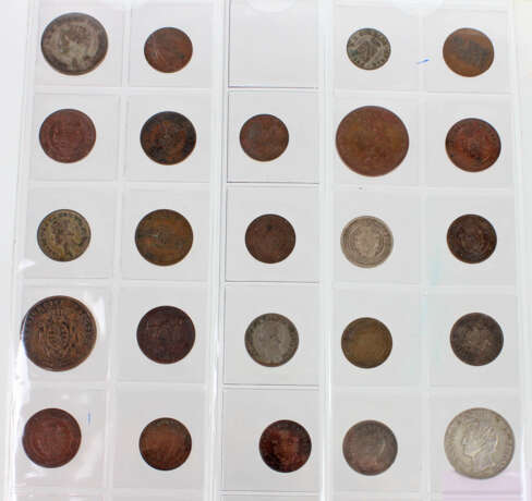 24 Kleinmünzen Königreich Sachsen 1838/73 - photo 1