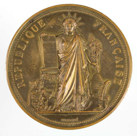 große Bronzemedaille Frankreich 1879 - photo 1