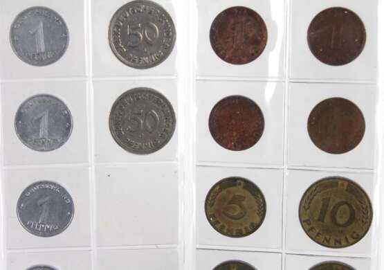 28 Kursmünzen BRD und DDR ab 1948 - photo 2