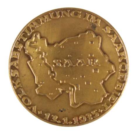 Medaille Volksabstimmung 1935 - фото 2