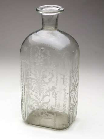 beschliffene Barock Flasche 1780 - Foto 2