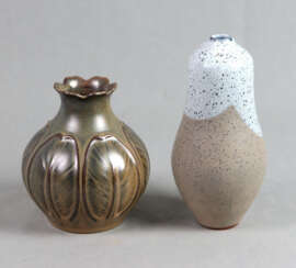 2 Keramik Vasen
