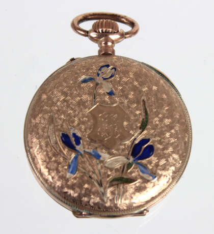 Jugendstil Taschenuhr - Roségold - Foto 2