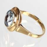 Ring mit blauem Spinell - GG 585 - Foto 2