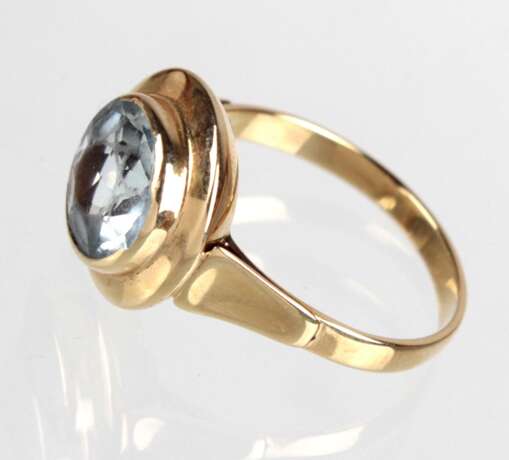 Ring mit blauem Spinell - GG 585 - Foto 2