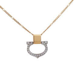 CARTIER Anhänger "C de Cartier" mit Brillantbesatz