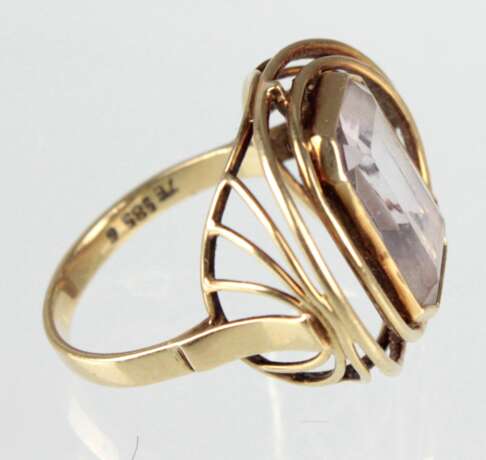 Damen Ring mit Besatz - GG 585 - photo 2