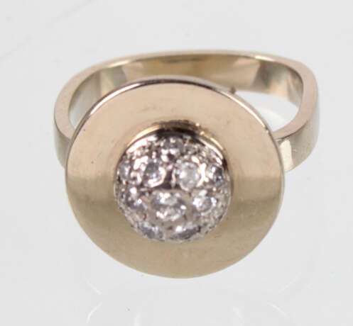 moderner Brillant Ring - WG 585 - фото 1