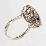 Amethyst Brillant Ring - WG 585 - Foto 3
