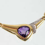 Amethyst Brillant Collier - GG 585 - photo 2