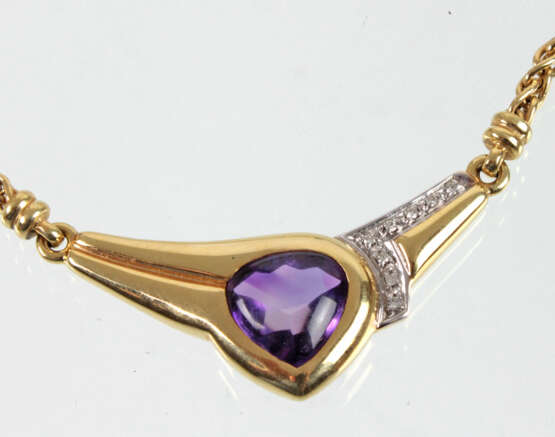 Amethyst Brillant Collier - GG 585 - photo 2