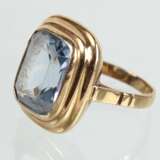 Ring mit blauem Stein - GG 585 - photo 3