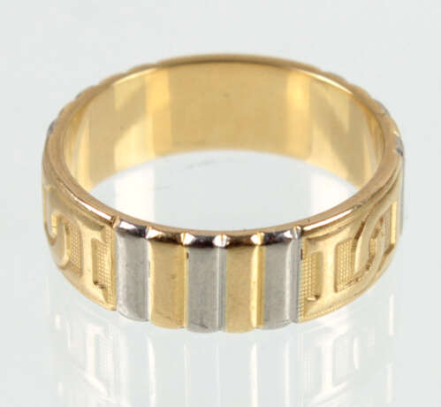 Gold Ring mit Platin - GG 750 / Platin 850 - фото 2