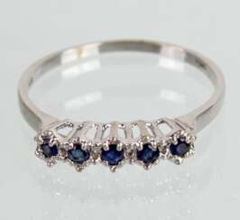 Ring mit blauen Saphiren - WG 585