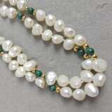 lange japanische Biwa-Perlenkette - Foto 2