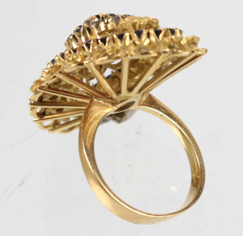 extravaganter Saphir Ring - GG 750 - фото 3