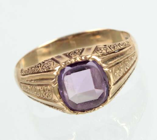 Amethyst Ring - GG 585 - photo 1