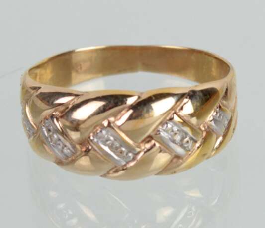 Diamant Ring - GG/WG 375 - Foto 1