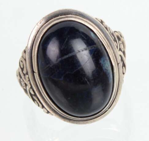 antiker Lapislazuli Ring - photo 1