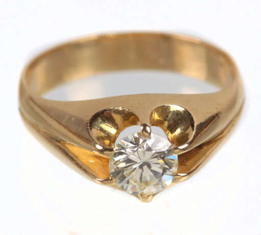 Diamant Solitär Ring 0,60 ct. - GG 750 - photo 1