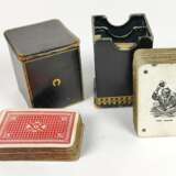 antikes Kartenspiel in Box - photo 1