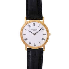 PATEK PHILIPPE Calatrava Herrenuhr, Ref. 3520/00D. Gold 18K. 