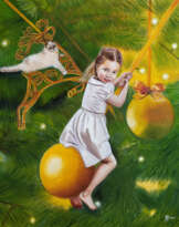 Oil painting "Christmas dream" Oil painting "Christmas dream"