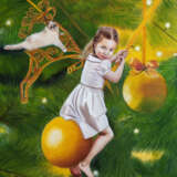 Oil painting "Christmas dream" Масло на холсте на подрамнике Масло на холсте Реализм Волшебство Украина 2021 г. - фото 1