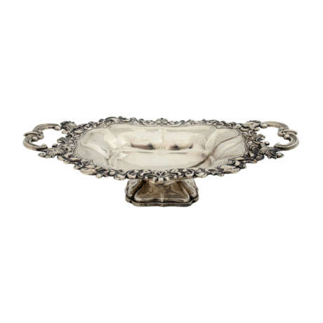 BIEDERMEIER Schale, Silber, 19. Jahrhundert - Foto 1