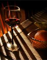 "Evening glass of red" "Evening glass of red"