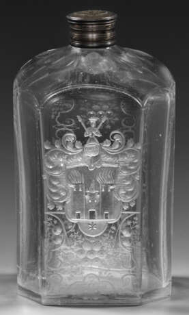 Barock-Flasche mit Wappen - Foto 1