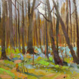 “Spring” Canvas Oil paint Realist Landscape painting 2011 - photo 1