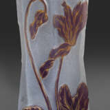 Jugendstil-Vase mit Alpenveilchendekor von Daum Frères - Foto 1