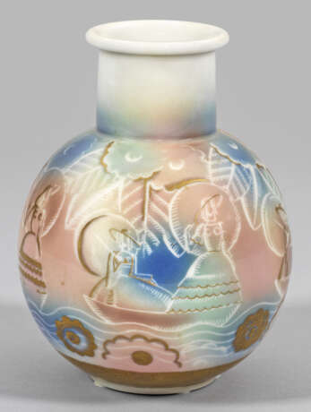Art Déco-Vase mit Dekor von Anne-Marie Fontaine - фото 1