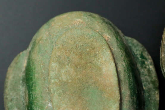 A PAIR OF EAR CUP OF HAN DYNASTY（BC206-220) - Foto 6