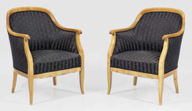 Paar Sessel im Biedermeier-Stil