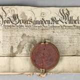 Urkunde mit großem Siegel Sachsen-Weimar 1642 - Foto 1