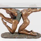 Skulpturaler Tisch "Rudy" mit Tänzerpaar von Nicola Voci - фото 1